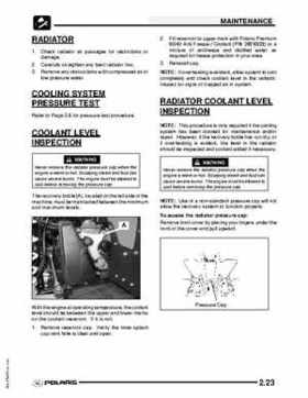 2009 Polaris Scrambler 500 4x4 2x4 factory service manual, Page 33