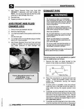 2009 Polaris Scrambler 500 4x4 2x4 factory service manual, Page 43