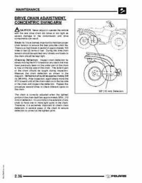 2009 Polaris Scrambler 500 4x4 2x4 factory service manual, Page 46
