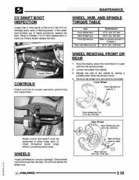 2009 Polaris Scrambler 500 4x4 2x4 factory service manual, Page 49
