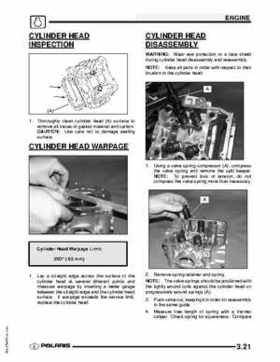 2009 Polaris Scrambler 500 4x4 2x4 factory service manual, Page 71