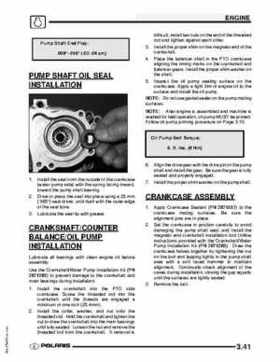 2009 Polaris Scrambler 500 4x4 2x4 factory service manual, Page 91