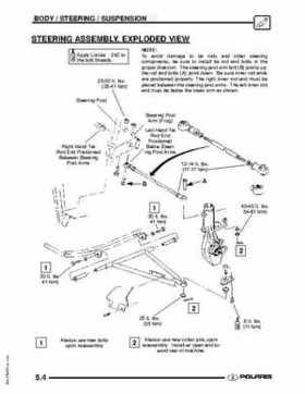 2009 Polaris Scrambler 500 4x4 2x4 factory service manual, Page 124