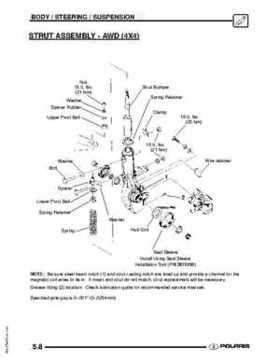 2009 Polaris Scrambler 500 4x4 2x4 factory service manual, Page 128