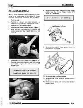 2009 Polaris Scrambler 500 4x4 2x4 factory service manual, Page 137