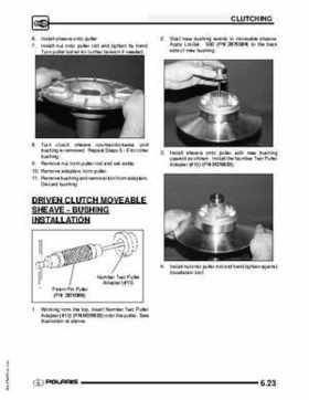 2009 Polaris Scrambler 500 4x4 2x4 factory service manual, Page 155