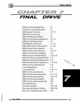 2009 Polaris Scrambler 500 4x4 2x4 factory service manual, Page 159