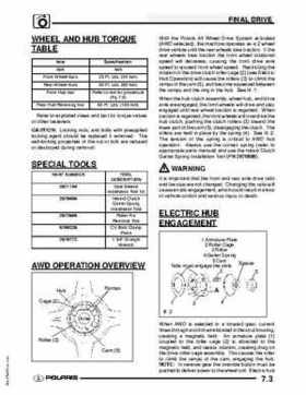 2009 Polaris Scrambler 500 4x4 2x4 factory service manual, Page 161