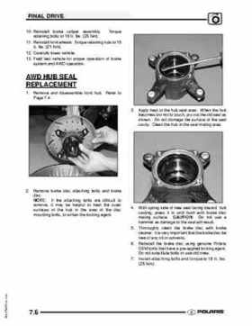 2009 Polaris Scrambler 500 4x4 2x4 factory service manual, Page 164