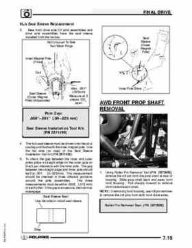 2009 Polaris Scrambler 500 4x4 2x4 factory service manual, Page 173