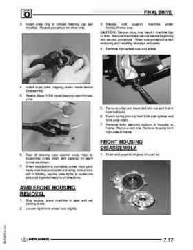 2009 Polaris Scrambler 500 4x4 2x4 factory service manual, Page 175