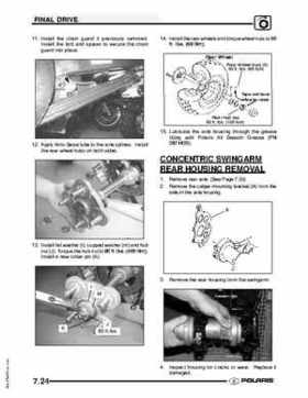 2009 Polaris Scrambler 500 4x4 2x4 factory service manual, Page 182
