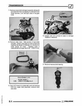2009 Polaris Scrambler 500 4x4 2x4 factory service manual, Page 188