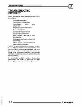 2009 Polaris Scrambler 500 4x4 2x4 factory service manual, Page 192
