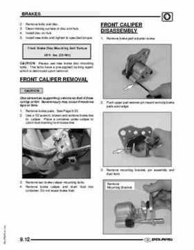 2009 Polaris Scrambler 500 4x4 2x4 factory service manual, Page 204