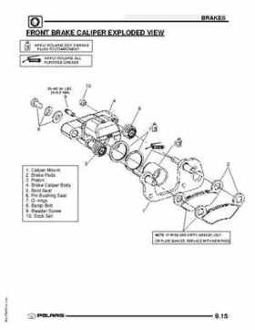 2009 Polaris Scrambler 500 4x4 2x4 factory service manual, Page 207