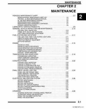 2011 Polaris Ranger RZR ATV Service Manual, Page 15