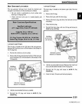 2011 Polaris Ranger RZR ATV Service Manual, Page 35