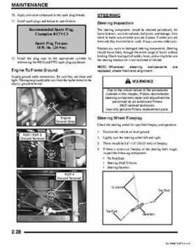 2011 Polaris Ranger RZR ATV Service Manual, Page 42