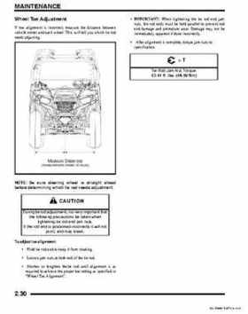 2011 Polaris Ranger RZR ATV Service Manual, Page 44