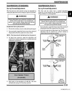 2011 Polaris Ranger RZR ATV Service Manual, Page 45
