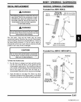2011 Polaris Ranger RZR ATV Service Manual, Page 201