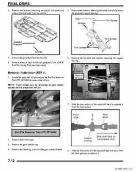2011 Polaris Ranger RZR ATV Service Manual, Page 260