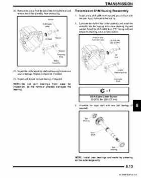 2011 Polaris Ranger RZR ATV Service Manual, Page 317