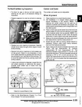 2012 Sportsman 400/500 and EFI Tractor Service Manual 9923412, Page 44