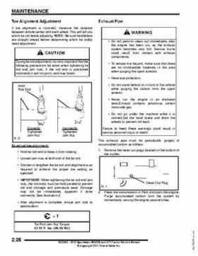 2012 Sportsman 400/500 and EFI Tractor Service Manual 9923412, Page 45