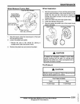 2012 Sportsman 400/500 and EFI Tractor Service Manual 9923412, Page 50