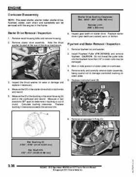 2012 Sportsman 400/500 and EFI Tractor Service Manual 9923412, Page 91