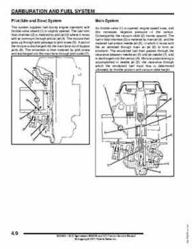 2012 Sportsman 400/500 and EFI Tractor Service Manual 9923412, Page 124