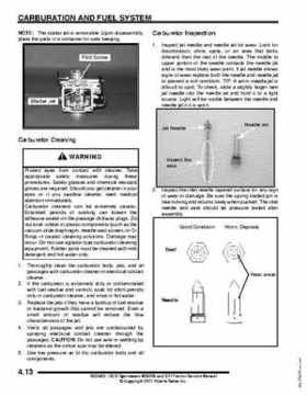 2012 Sportsman 400/500 and EFI Tractor Service Manual 9923412, Page 128