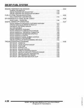 2012 Sportsman 400/500 and EFI Tractor Service Manual 9923412, Page 141