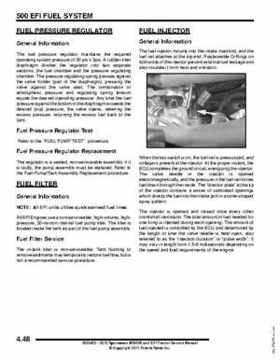 2012 Sportsman 400/500 and EFI Tractor Service Manual 9923412, Page 161