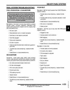 2012 Sportsman 400/500 and EFI Tractor Service Manual 9923412, Page 170