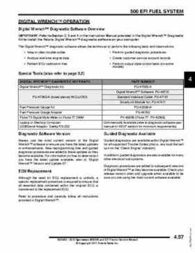 2012 Sportsman 400/500 and EFI Tractor Service Manual 9923412, Page 172