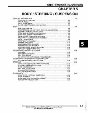 2012 Sportsman 400/500 and EFI Tractor Service Manual 9923412, Page 186