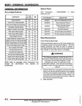 2012 Sportsman 400/500 and EFI Tractor Service Manual 9923412, Page 187