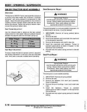 2012 Sportsman 400/500 and EFI Tractor Service Manual 9923412, Page 201