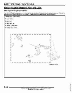 2012 Sportsman 400/500 and EFI Tractor Service Manual 9923412, Page 203