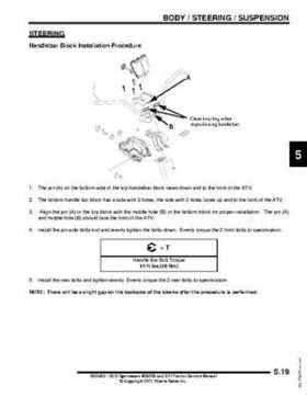 2012 Sportsman 400/500 and EFI Tractor Service Manual 9923412, Page 204