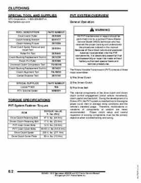 2012 Sportsman 400/500 and EFI Tractor Service Manual 9923412, Page 214
