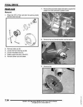 2012 Sportsman 400/500 and EFI Tractor Service Manual 9923412, Page 292