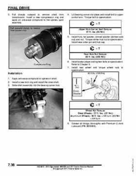 2012 Sportsman 400/500 and EFI Tractor Service Manual 9923412, Page 296