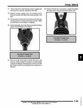 2012 Sportsman 400/500 and EFI Tractor Service Manual 9923412, Page 303