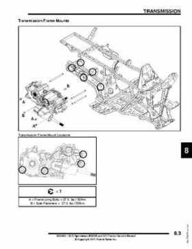 2012 Sportsman 400/500 and EFI Tractor Service Manual 9923412, Page 309