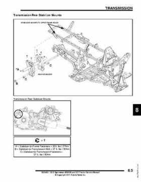 2012 Sportsman 400/500 and EFI Tractor Service Manual 9923412, Page 311