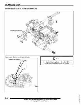 2012 Sportsman 400/500 and EFI Tractor Service Manual 9923412, Page 312